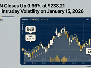 AMZN Closes Up 0.66% at $238.21 Amid Intraday Volatility on January 15, 2026