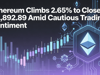 Ethereum Climbs 2.65% to Close at $2,892.89 Amid Cautious Trading Sentiment
