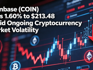 Coinbase (COIN) Falls 1.60% to $213.48 Amid Ongoing Cryptocurrency Market Volatility