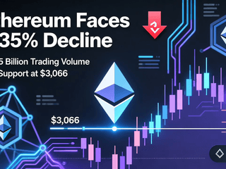Ethereum Faces 0.35% Decline Amidst $8.85 Billion Trading Volume and Key Support at $3,066