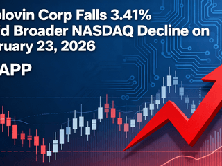 Applovin Corp Falls 3.41% Amid Broader NASDAQ Decline on February 23, 2026