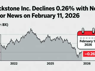 Blackstone Inc. Declines 0.26% with No Major News on February 11, 2026