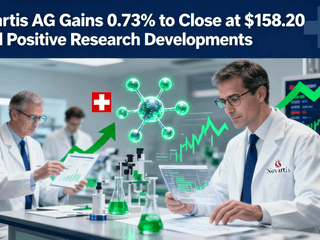 Novartis AG Gains 0.73% to Close at $158.20 Amid Positive Research Developments