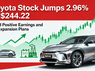 Toyota Stock Jumps 2.96% to $244.22 Amid Positive Earnings and EV Expansion Plans