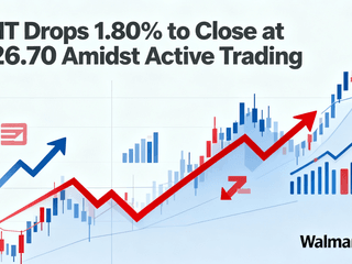 WMT Drops 1.80% to Close at $126.70 Amidst Active Trading