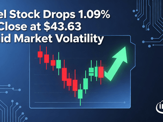 Intel Stock Drops 1.09% to Close at $43.63 Amid Market Volatility