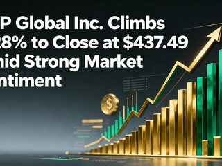S&P Global Inc. Climbs 3.28% to Close at $437.49 Amid Strong Market Sentiment