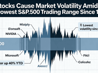 AI Stocks Cause Market Volatility Amid Narrowest S&P 500 Trading Range Since 1960