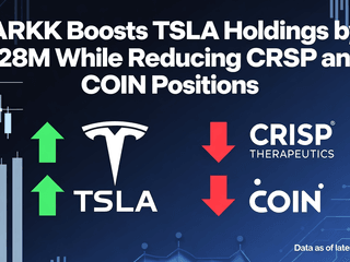 ARKK Boosts TSLA Holdings by $28M While Reducing CRSP and COIN Positions