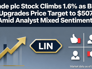 Linde plc Stock Climbs 1.6% as BMO Upgrades Price Target to $507 Amid Analyst Mixed Sentiments