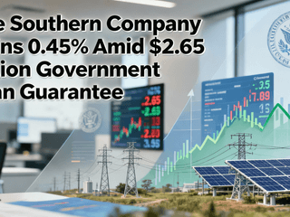 The Southern Company Gains 0.45% Amid $2.65 Billion Government Loan Guarantee