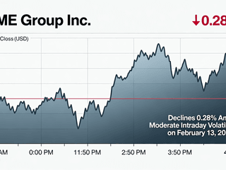 CME Group Inc. Declines 0.28% Amid Moderate Intraday Volatility on February 13, 2026