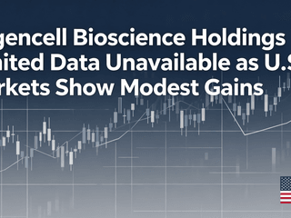 Regencell Bioscience Holdings Limited Data Unavailable as U.S. Markets Show Modest Gains