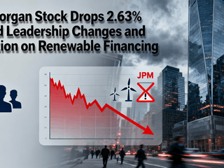 JPMorgan Stock Drops 2.63% Amid Leadership Changes and Caution on Renewable Financing