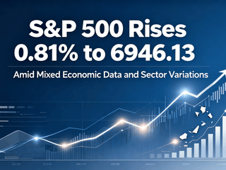 S&P 500 Rises 0.81% to 6946.13 Amid Mixed Economic Data and Sector Variations