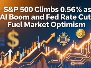 S&P 500 Climbs 0.56% as AI Boom and Fed Rate Cuts Fuel Market Optimism