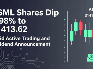 ASML Shares Dip 0.98% to $1413.62 Amid Active Trading and Dividend Announcement