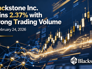 Blackstone Inc. Gains 2.37% with Strong Trading Volume on February 24, 2026