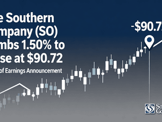 The Southern Company (SO) Climbs 1.50% to Close at $90.72 Ahead of Earnings Announcement