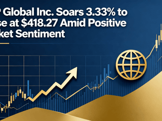 S&P Global Inc. Soars 3.33% to Close at $418.27 Amid Positive Market Sentiment