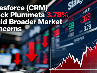Salesforce (CRM) Stock Plummets 3.78% Amid Broader Market Concerns
