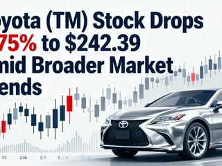 Toyota (TM) Stock Drops 0.75% to $242.39 Amid Broader Market Trends