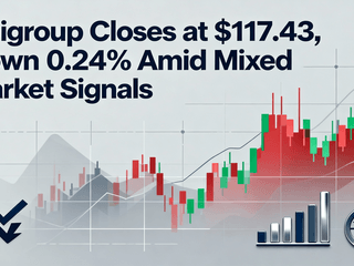 Citigroup Closes at $117.43, Down 0.24% Amid Mixed Market Signals