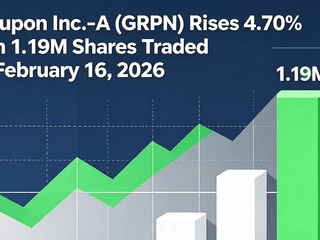 Groupon Inc-A (GRPN) Rises 4.70% with 1.19M Shares Traded on February 16, 2026