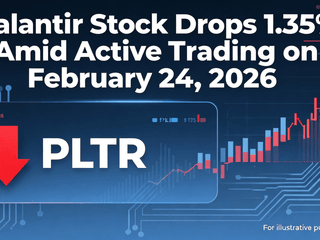 Palantir Stock Drops 1.35% Amid Active Trading on February 24, 2026