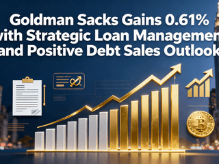 Goldman Sachs Gains 0.61% with Strategic Loan Management and Positive Debt Sales Outlook
