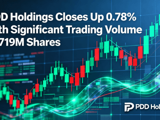 PDD Holdings Closes Up 0.78% with Significant Trading Volume of 719M Shares