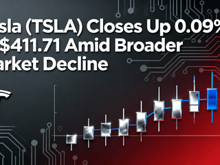 Tesla (TSLA) Closes Up 0.09% at $411.71 Amid Broader Market Decline