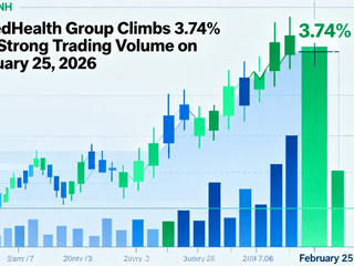 UnitedHealth Group Climbs 3.74% with Strong Trading Volume on February 25, 2026