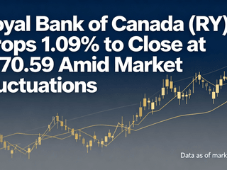 Royal Bank of Canada (RY) Drops 1.09% to Close at $170.59 Amid Market Fluctuations