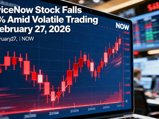 ServiceNow Stock Falls 1.18% Amid Volatile Trading on February 27, 2026
