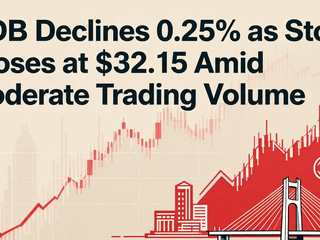 HDB Declines 0.25% as Stock Closes at $32.15 Amid Moderate Trading Volume
