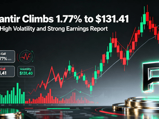 Palantir Climbs 1.77% to $131.41 Amid High Volatility and Strong Earnings Report