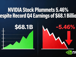 NVIDIA Stock Plummets 5.46% Despite Record Q4 Earnings of $68.1 Billion
