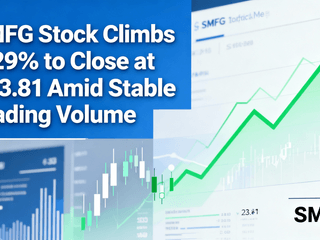 SMFG Stock Climbs 0.29% to Close at $23.81 Amid Stable Trading Volume