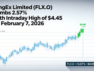 BingEx Limited (FLX.O) Climbs 2.57% with Intraday High of $4.45 on February 7, 2026