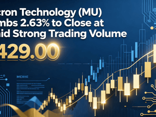 Micron Technology (MU) Climbs 2.63% to Close at $429.00 Amid Strong Trading Volume