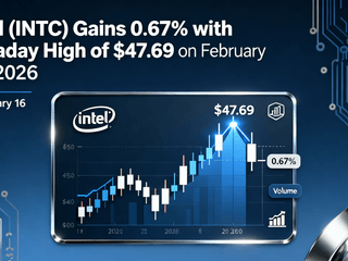 Intel (INTC) Gains 0.67% with Intraday High of $47.69 on February 16, 2026