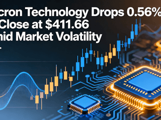 Micron Technology Drops 0.56% to Close at $411.66 Amid Market Volatility