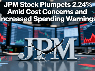 JPM Stock Plummets 2.24% Amid Cost Concerns and Increased Spending Warnings