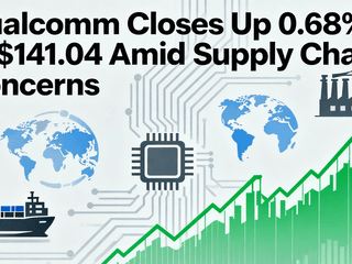 Qualcomm Closes Up 0.68% at $141.04 Amid Supply Chain Concerns