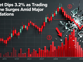 Market Dips 3.2% as Trading Volume Surges Amid Major Liquidations