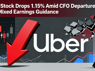 Uber Stock Drops 1.15% Amid CFO Departure and Mixed Earnings Guidance