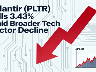 Palantir (PLTR) Falls 3.43% Amid Broader Tech Sector Decline
