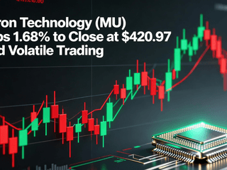 Micron Technology (MU) Drops 1.68% to Close at $420.97 Amid Volatile Trading