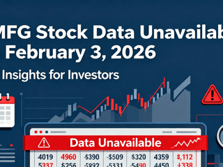 SMFG Stock Data Unavailable on February 3, 2026: Key Insights for Investors